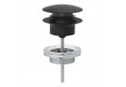 Súprava odtokový Grohe s uzáverom druhu klik-klak, na umývadlov z prepadom - phantom black