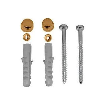 Súprava mocujący do muszli i bidetów stojących Kerasan Waldorf, bronz