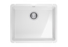 Drez keramický Franke KubusX KXK 110-51, jednokomorowy 54,5 x 45,4 cm - biely lesklá