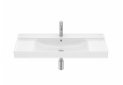 Umývadlo stenová Roca Ona 100x46 cm FIineceramic, s otvorom na batérie, z prepadom - biela