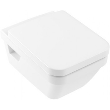 Závesné wc Villeroy&Boch Architectura, 53x37 cm, bez kołnierza, S povrchom antybakteryjną AntiBac, S povrchom ochronną CeramicPlus - biela