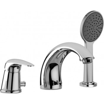 Vaňová Batéria Paffoni Elle, 3-otvorová, čierna matnéný, EL040NO