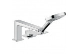Batéria nawannowo-sprchové Hansgrohe Metropol 3-otvorová chróm - sanitbuy.pl