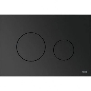 Ovládacie tlačidlo TECEloop do WC - sklo čierne, Tlačítka čierne