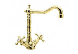 Umyvadlová batéria výška Reitano Antea s automatickým uzáverom - zlatý
