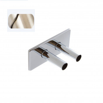 Súprava rozet osłonowych Schlosser - chróm