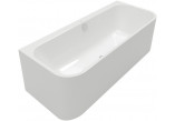 Vaňa prístenná pre montáž narożnego z ľavej stronie SQUARE, 1800 x 800 mm, Villeroy & Boch, Loop & Friends - Weiss Alpin