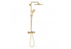Sprchový set Grohe Rainshower SmartActive 310 s termostatom na montáž na stenu - brushed cool sunrise