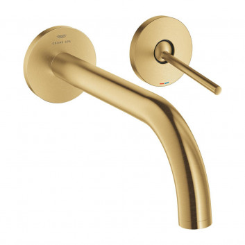 Umyvadlová batéria Grohe Atrio 2 2-otvorová, dosah poteru 185 mm - brushed cool sunrise