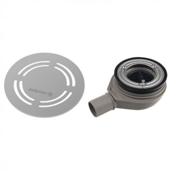 Sprchová vanička kompozytowy štvrťkruhový Polysan Flexia 120x80 cm, pravé, R550, s možnosťou odrezania - biely