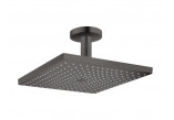 Horná sprcha Hansgrohe Raindance E EcoSmart 30 cm štvorcová s ramenom stropovým chróm 