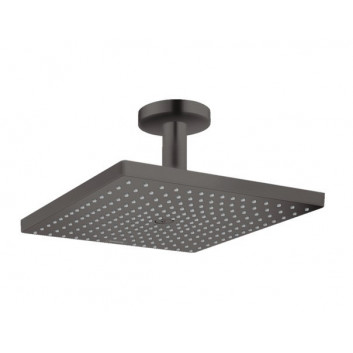Horná sprcha Hansgrohe Raindance E EcoSmart 30 cm štvorcová s ramenom stropovým chróm 