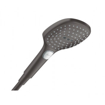 Pripojenie vody Hansgrohe FixFit Q, s&nbsp;pákou sprchovým - čierna kefovaný chróm