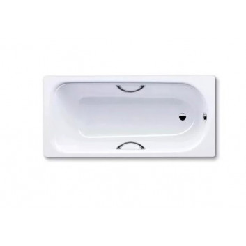 Oceľová vaňa Kaldewei Saniform Plus 362-1 160x70 cm, z powierzchnią uszlachetnioną - alpská bielaa