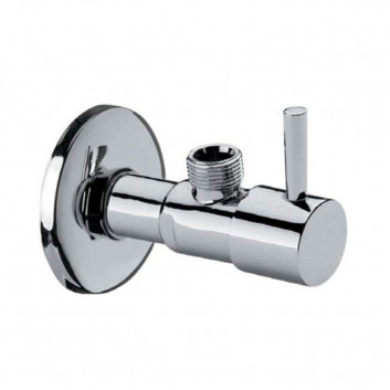 Ventil rohový regulacyjny okrúhly 1/2x3/8'' do umývadlovej batérie (súprava 2 szt.) - chróm