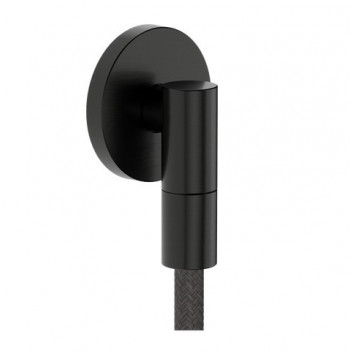 Prípojka hadice Hansgrohe FixFit S s&nbsp;pákou - hnedá kefovaná