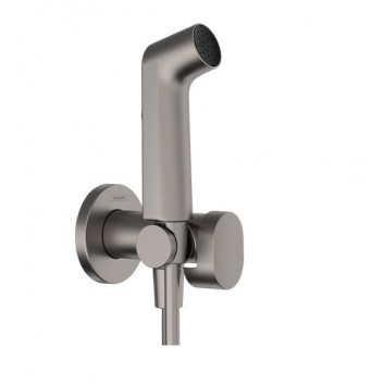 Ručná sprcha Hansgrohe Bidette 1jet S EcoSmart so zmiešavačom, držiakom i hadicou sprchovým 125 cm - zlatý optyczny leštený