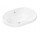 Umývadlo Hansgrohe Xuniva U zápustné na dosku 55x40 cm, bez otvoru pre batériu, z prepadom, SmartClean - biela