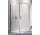 Dverí otočné Novellini Lunes G 72-78 cm, profil chróm, sklo číre