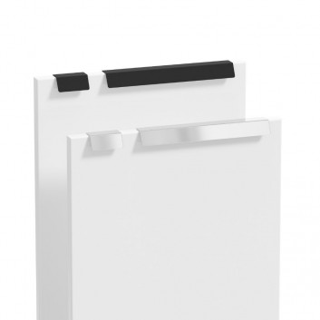 Závěs Defra Twig, dwupunktowy, šírka 23,6 cm, do samodzielnego montażu na meblu - chróm lesklá