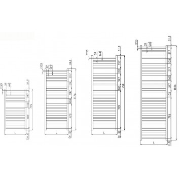 Radiátor Zehnder Quaro 97,1x30 cm - biely- sanitbuy.pl