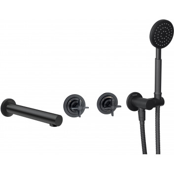 Umyvadlová batéria podomietková, Deante Temisto, nero