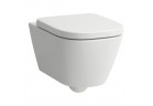 Súprava Laufen Meda misa WC 54x36 cm závesné Silent Flush + sedátko WC s pozvoľným sklápaním - biela