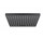Horná sprcha Hansgrohe Vernis Shape 230 1jet, obdĺžniková 23x17 cm - čierna matnéný