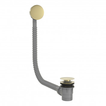 Ventil spustowy Click-Clack do pre vaňu z prepadom, TRES COMPL GRIFERIA - Čierna bronz