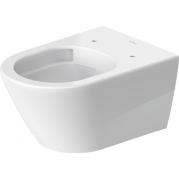 Misa toaletná Závěsná Duravit D-Neo Rimless, 54x37cm, bez rantu spłukującego, 4,5 l, UWL klasa 1, biela