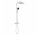 Sprchový set Grohe Vitalio Comfort 250 s termostatom na montáž na stenu, s hlavovou sprchou kwadratową 25 cm - chróm