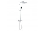 Sprchový set Grohe Euphoria System 260 s termostatom na montáž na stenu, s hlavovou sprchou okrągłą 26 cm - phantom black