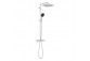 Sprchový set Grohe Euphoria System 260 s termostatom na montáž na stenu, s hlavovou sprchou okrągłą 26 cm - phantom black