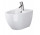 Bidet zavesený Cersanit Zen 50x35,5cm, z ukrytym montażem, z wybitym otworem na batérie - biely