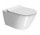 Súprava GSI Kube X misa WC Závěsná 55x36 cm + sedadlo s pozvoľným sklápaním + mocowania - biela
