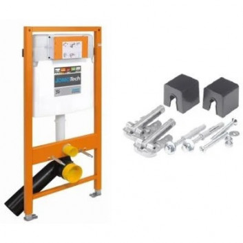 Montážní prvek samodzielny WC 50x820 cm JomoTech SLS WERIT z spłuczką i spłukiwaniem dwudzielnym