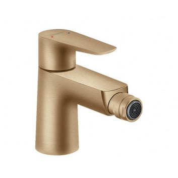 Bidetová batéria 1 držiak Hansgrohe Talis E wys. 158 mm, súprava odtokový, zlatý optyczny leštený