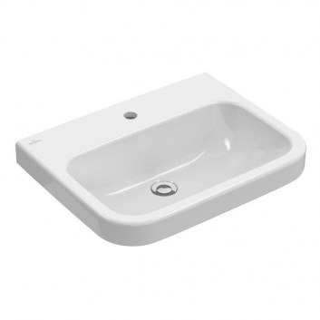 Súprava combi-pack Villeroy & Boch Architectura misa 53x37 cm bez kołnierza s pozvoľným sklápaním sedadlo - biely