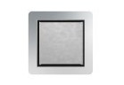 Odtok bodový Wiper WP Invisible (Súprava) 12x12 cm, sifón Curling (vertikálny) - szlif