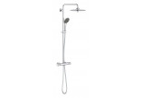 Sprchový set Grohe Euphoria System 260 s termostatom na montáž na stenu, s hlavovou sprchou okrągłą 26 cm - phantom black