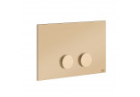 Ovládacie tlačidlo, Gessi Anello - Warm Bronze Brushed PVD