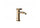 Bidetová batéria Jednootvorové s uzáverom, Gessi Anello - Warm Bronze Brushed PVD 