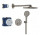 Sprchový set podomietkový Grohe Grohterm SmartControl Rainshower 310 SmartActive - brushed hard graphite