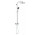 Sprchový set Grohe Vitalio Joy System 260 z jednouchwytową baterią ścienną - chróm