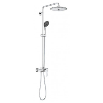 Sprchový set Grohe Vitalio Joy System 260 s termostatom na montáž na stenu - chróm