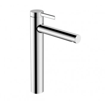 Umyvadlová batéria Hansgrohe Zesis S páková 100 CoolStart s&nbsp;umývadlovou výpusťou s&nbsp;tiahlom - chróm