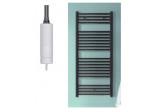 Radiátor elektrický Zehnder Klaro 114,6 x 45 cm z wbudowaną grzałką IHC Control s pravé stronie - farba standard RAL 9016 i Core