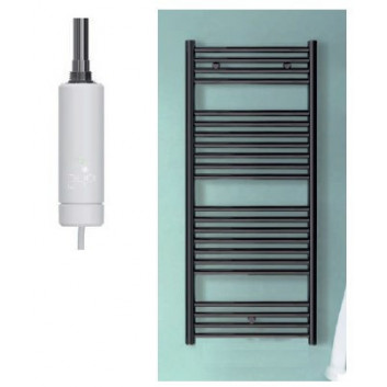Radiátor elektrický Zehnder Zeno 118,4 x 50 cm z wbudowaną grzałką IHE Easy s pravé stronie - farba z palety Zehnder