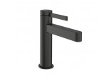 Umyvadlová batéria Hansgrohe Finoris, na postavení, páková, výška 182mm, súprava odtokový, čierna matnéný