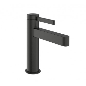 Umyvadlová batéria Hansgrohe Finoris, na postavení, páková, výška 182mm, súprava odtokový, čierna matnéný